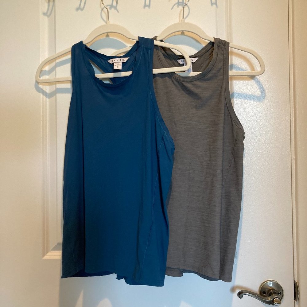 Athleta Two Ultimate Train Tank Tops
